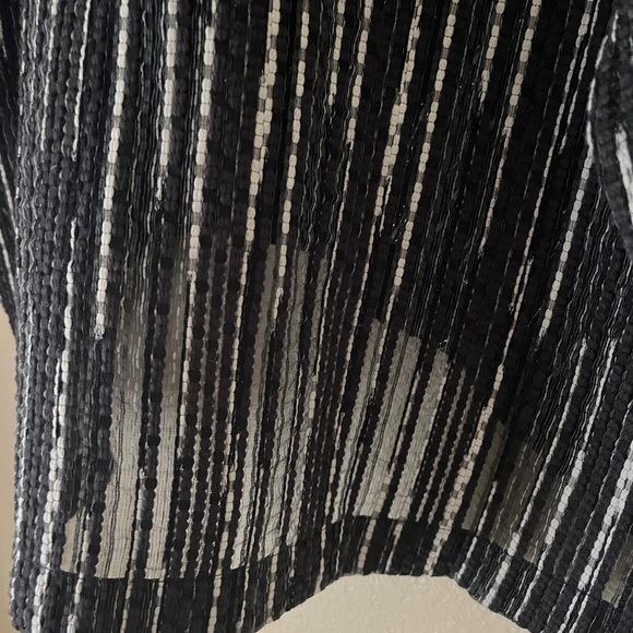 Eskandar Sloped Shoulder Deep V Neck Jacket 3/4 Sleeve Size 0 - Picture 9 of 11